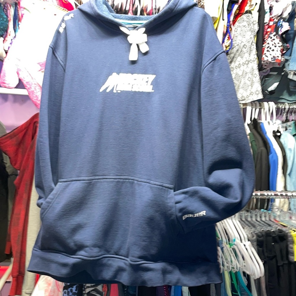 BAUER TEAM Hockey Nova Scotia Blue unisex Hickey Hoodie perfect shape size XL